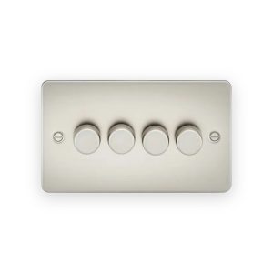 Knightsbridge 4G 2-Way 10-200W (5-150W LED) Intelligent Dimmer - Pearl