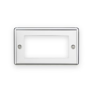 Knightsbridge 4G Modular Faceplate - Polished Chrome