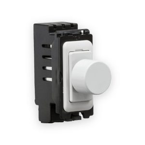 Knightsbridge 5-400W (5-150W LED) 2-Way Intelligent Dimmer Module (Grid or Plate Mounting)