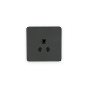 Knightsbridge 5A Unswitched Socket - Anthracite