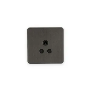 Knightsbridge 5A Unswitched Socket - Smoked Bronze