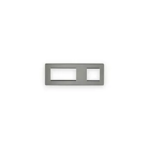 Knightsbridge 6G Modular Faceplate (2G + 4G) - Black Nickel