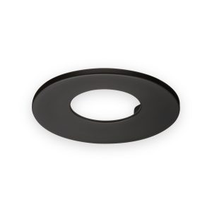 Knightsbridge black fixed bezel with retaining tab for VFR and VFR8 downlights