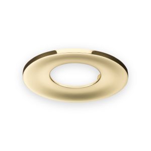 Knightsbridge brass bezel with inner retaining tab for VFR and VFR8 fixed downlights