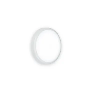 Knightsbridge BT14 series white round 14W CCT LED bulkhead with opal diffuser