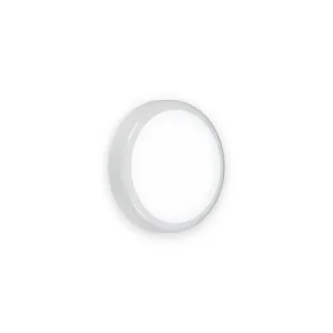 Knightsbridge BT9 series white round 9W CCT LED bulkhead with opal diffuser