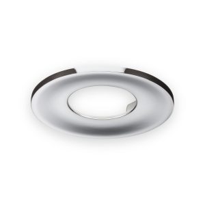 Knightsbridge chrome bezel with inner retaining tab for VFR and VFR8 fixed downlights
