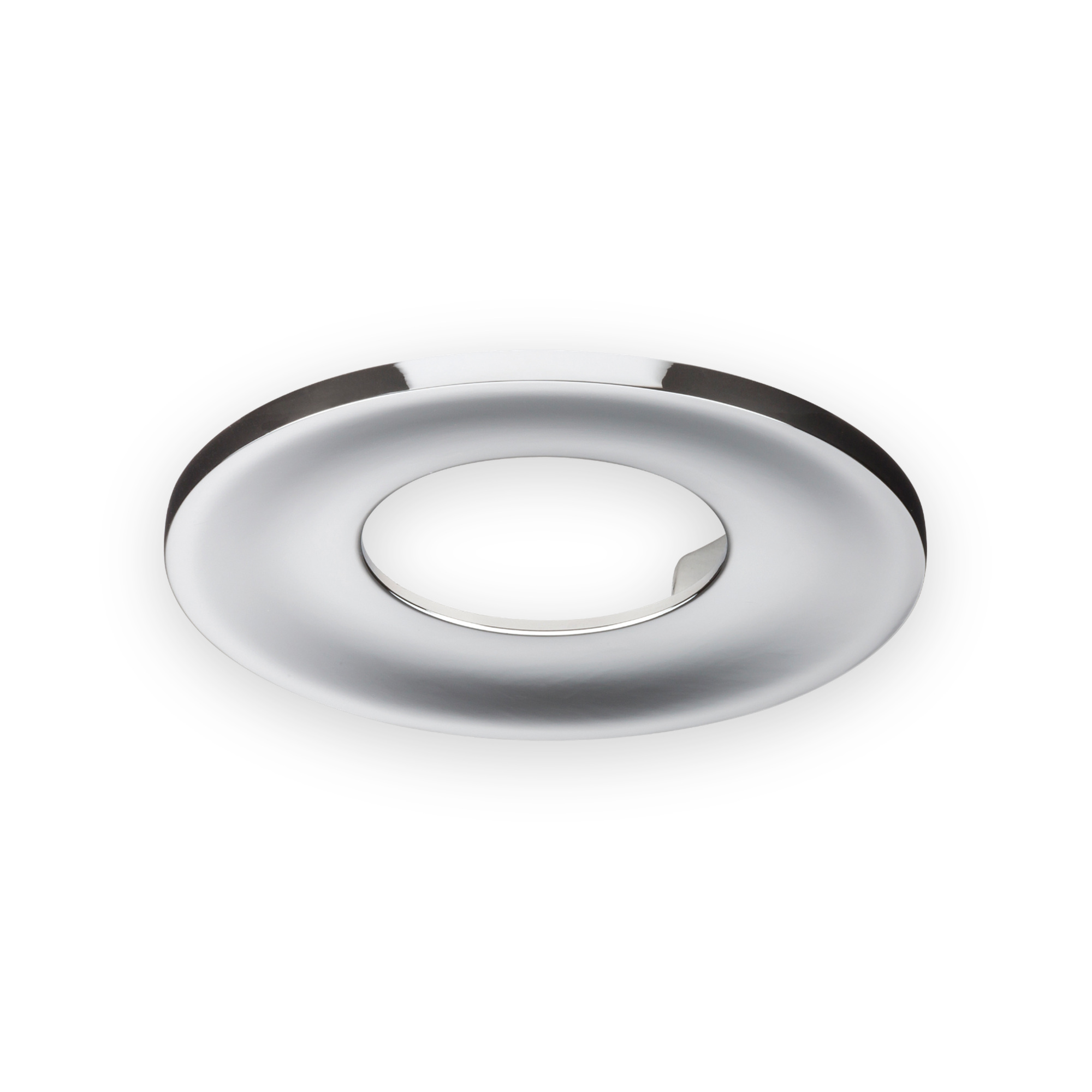 knightsbridge-chrome-bezel-vfr-vfr8-fixed-downlights-v1 Knightsbridge chrome bezel with inner retaining tab for VFR and VFR8 fixed downlights