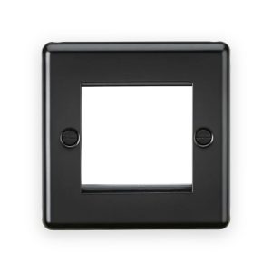 Knightsbridge CL2GMB 2G Modular Faceplate - Matt Black