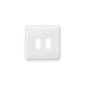 Knightsbridge CUG2 2G Curved Edge Modular Faceplate