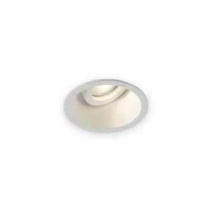 Knightsbridge Dipa Single Tilt Round Anti-Glare Downlight White