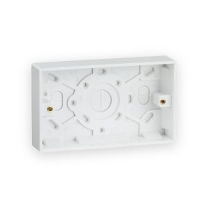 Knightsbridge Double 25mm Pattress Box