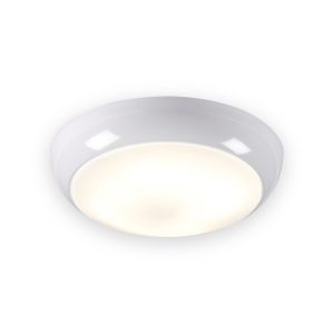 Knightsbridge polo bulkhead with white base and opal diffuser