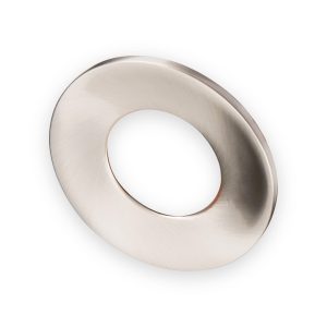 Knightsbridge brushed chrome fixed bezel for EVOF and EVOXLF downlights