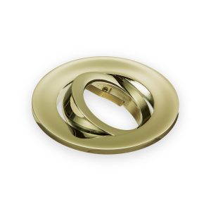 Knightsbridge brass tilt bezel with mounting bar for EVOT and EVOXLT downlights