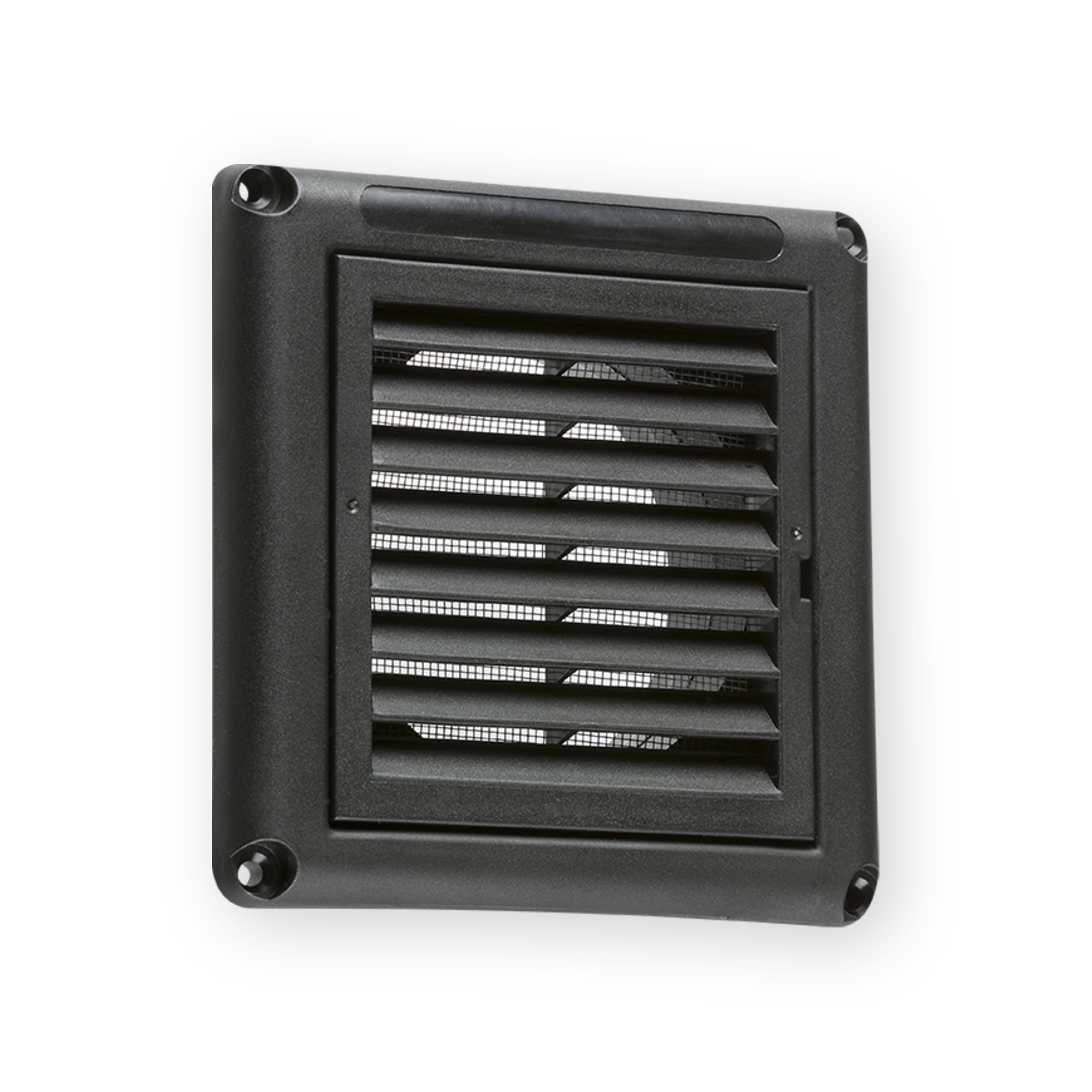 knightsbridge-ex009b-extractor-grille-fly-screen Knightsbridge 100mm/4 inch Extractor Fan Grille with Fly Screen - Black - EX009B