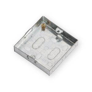 Knightsbridge 1G 16mm Galvanised Steel Box - GSK16