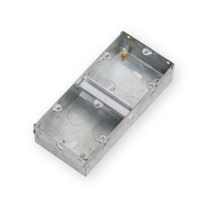 Knightsbridge 2G 35mm Dual Galvanised Steel Box - GSK235D