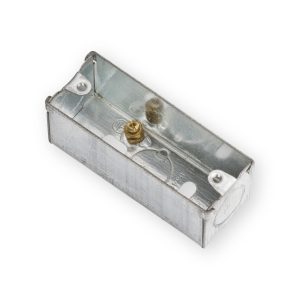 Knightsbridge 1G 27mm Architrave Galvanised Steel Box - GSK27