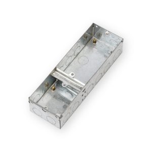 Knightsbridge 3G 47mm Single Plus Double Galvanised Steel Box - GSK347D