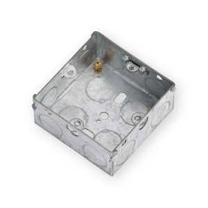 Knightsbridge 1G 35mm Galvanised Steel Box - GSK35