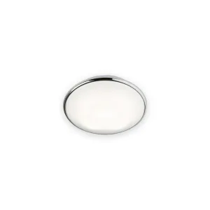Knightsbridge IP20 38W 2D HF Bulkhead with Opal Diffuser and Chrome Base