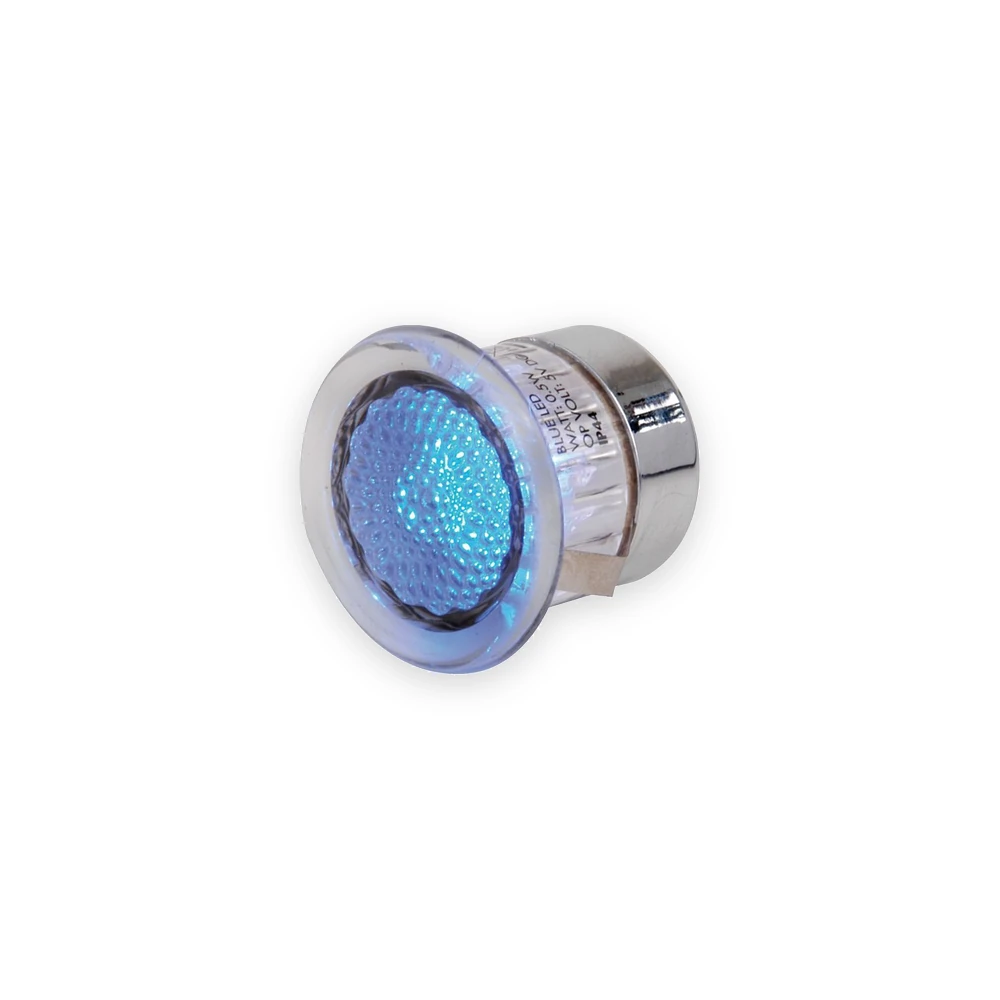 Knightsbridge KIT3B clear blue LED fitting with retaining tab Knightsbridge KIT3B clear blue LED fitting with retaining tab