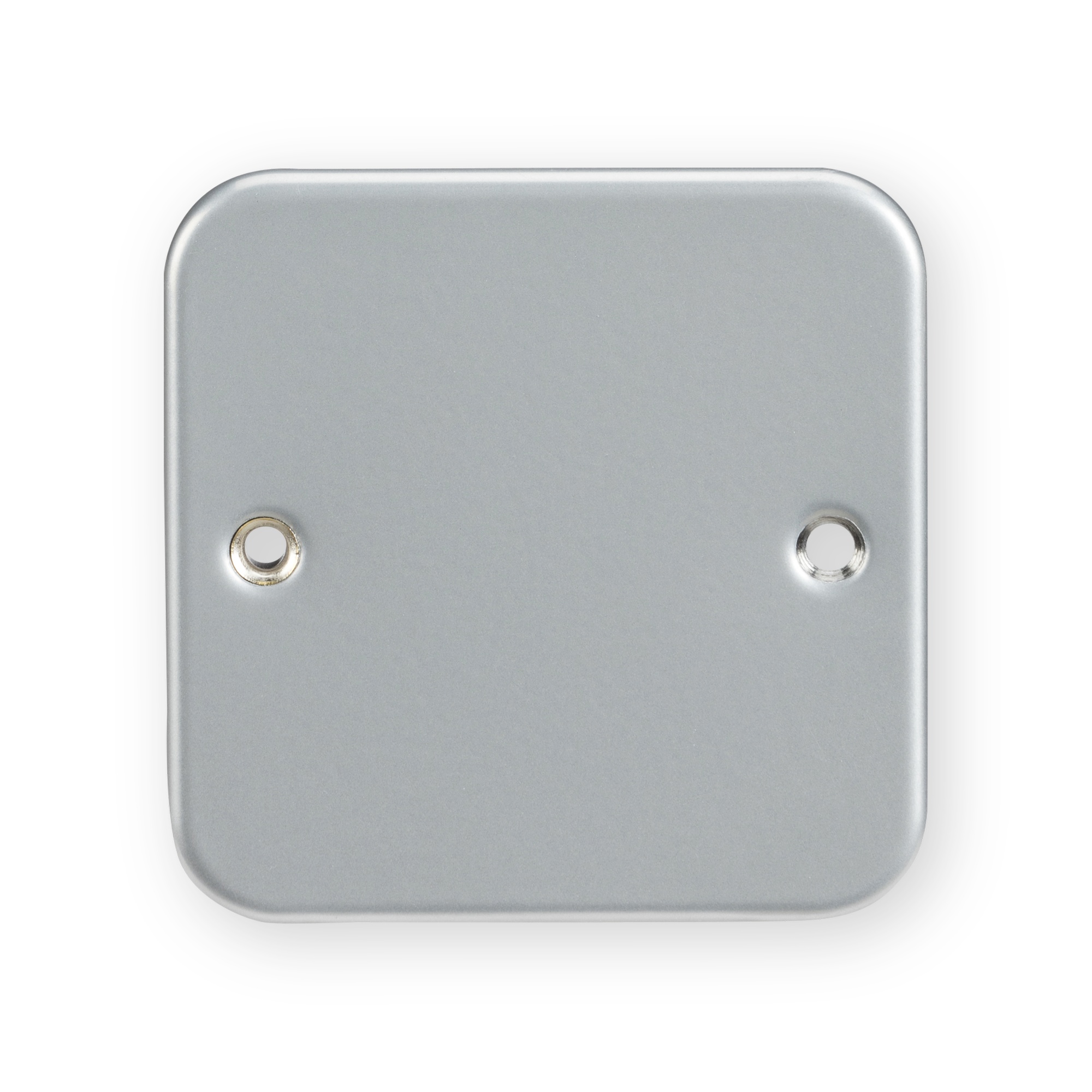 knightsbridge-m8500-metal-clad-accessory Knightsbridge M8500 Metal Clad 1G Blanking Plate - Powder-coated Silver/Grey
