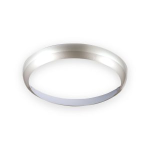 Knightsbridge matt silver bezel ring for LED bulkhead