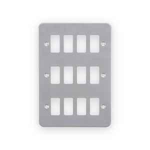 Knightsbridge Metalclad 12G Grid Faceplate