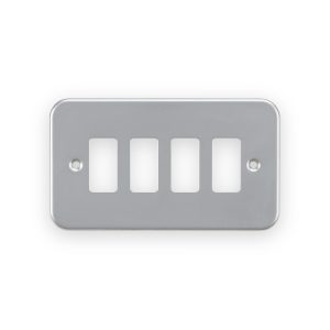 Knightsbridge Metalclad 4G Grid Faceplate - GDFP004M
