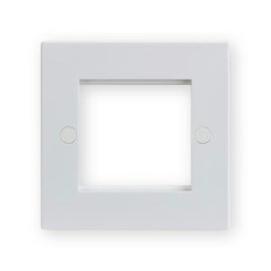 Knightsbridge 2G Modular Faceplate - White - NET2GWH