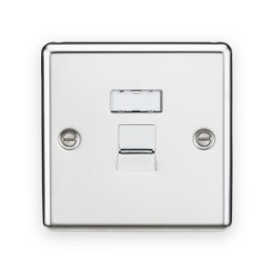 Knightsbridge Network Outlet - Polished Chrome