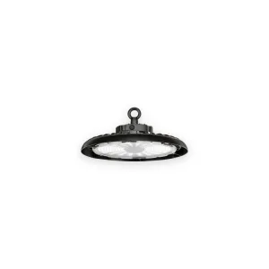 Knightsbridge POTENTIA black LED high bay with concentric translucent lens and suspension eye