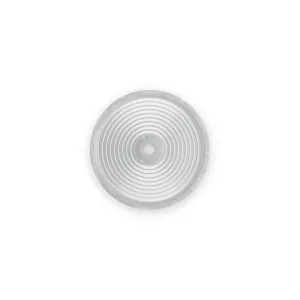 Knightsbridge POTENTIA translucent circular high bay lens with concentric ridges and fixing holes