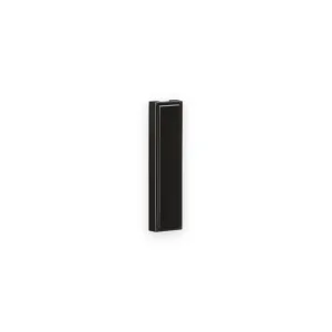 Knightsbridge Quarter Blanking Modules (12.5 x 50mm) - Black – Pack of 10