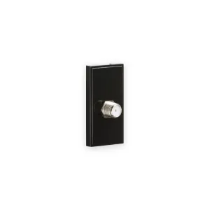 Knightsbridge SAT TV Outlet Module 25 x 50mm - Black