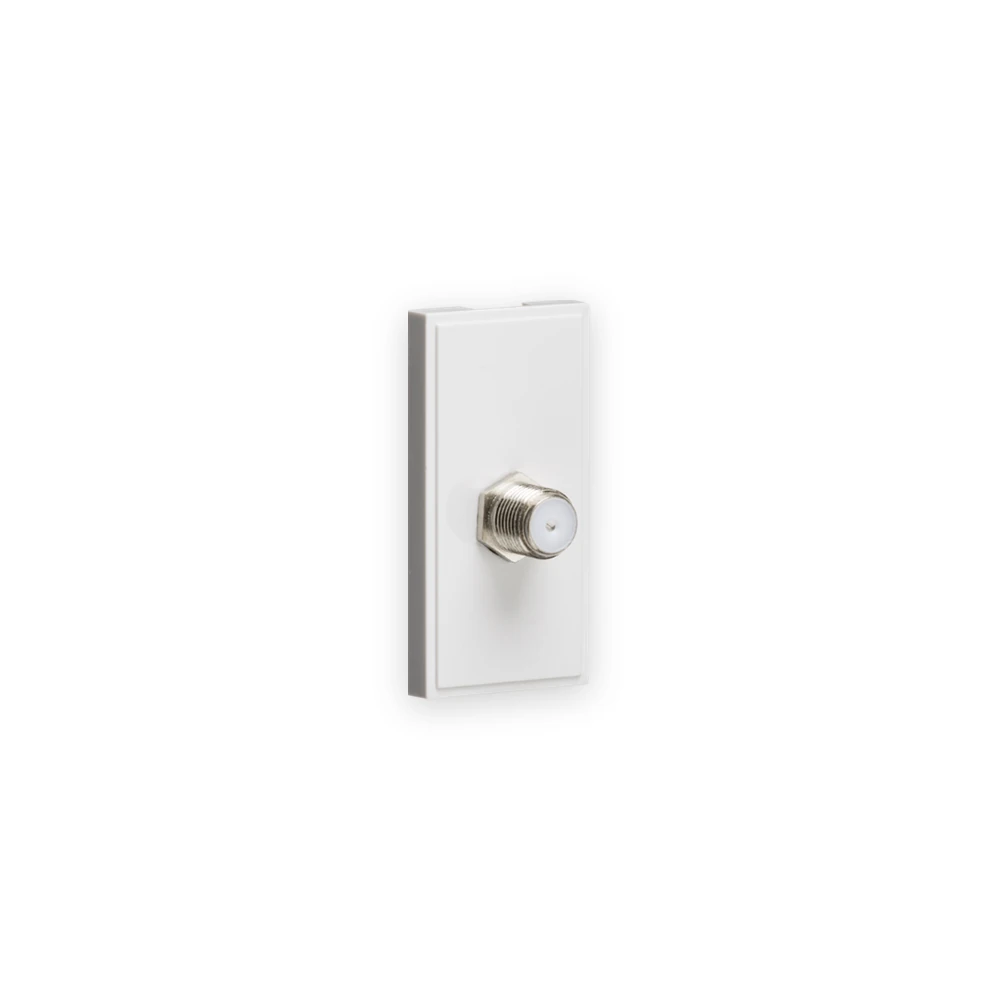 Knightsbridge SAT TV Outlet Module 25 x 50mm - White Knightsbridge SAT TV Outlet Module 25 x 50mm - White