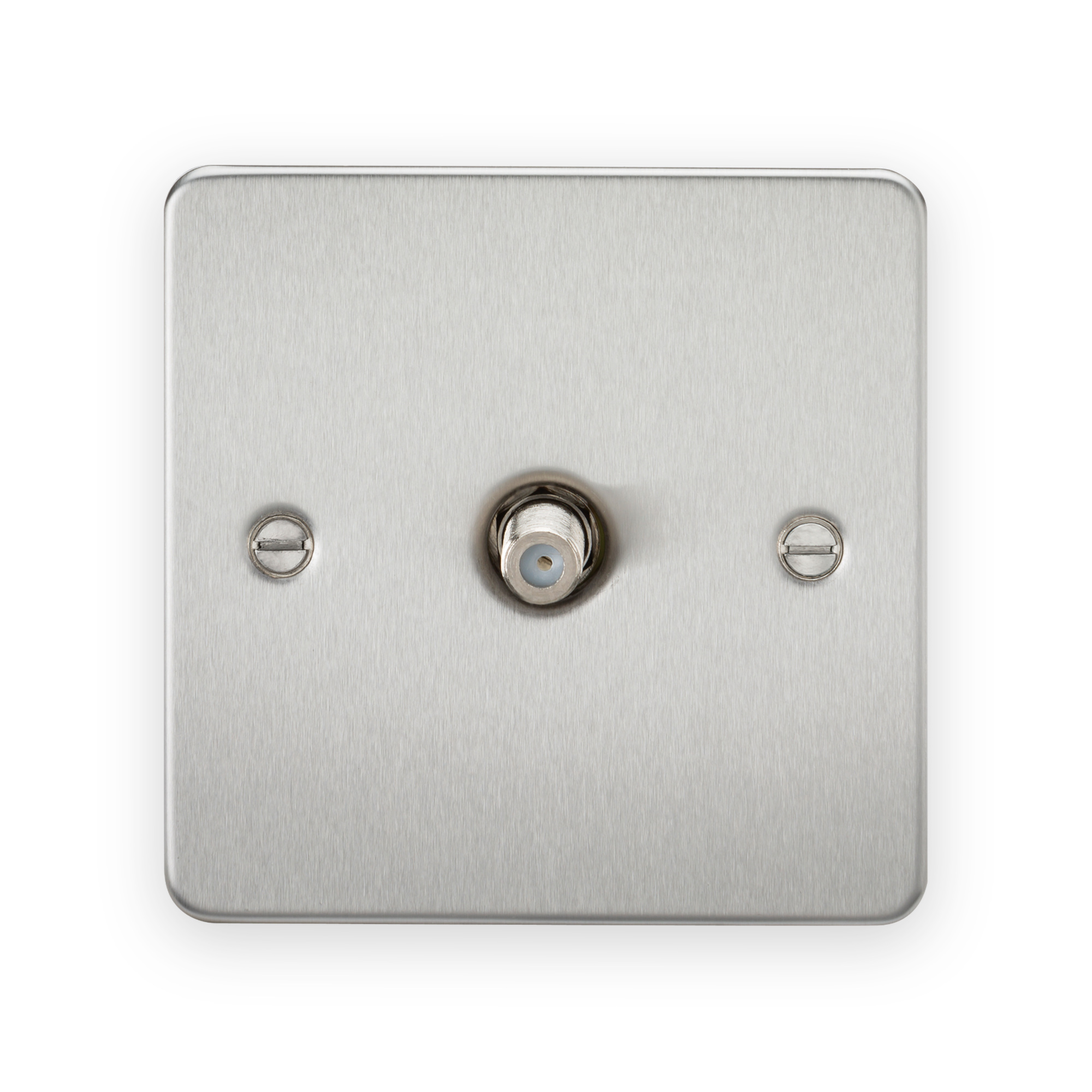 knightsbridge-sat-tv-outlet-non-isolated-brushed-chrome-5055832916680-gallery-01 Knightsbridge SAT TV Outlet (non-isolated) in Brushed Chrome