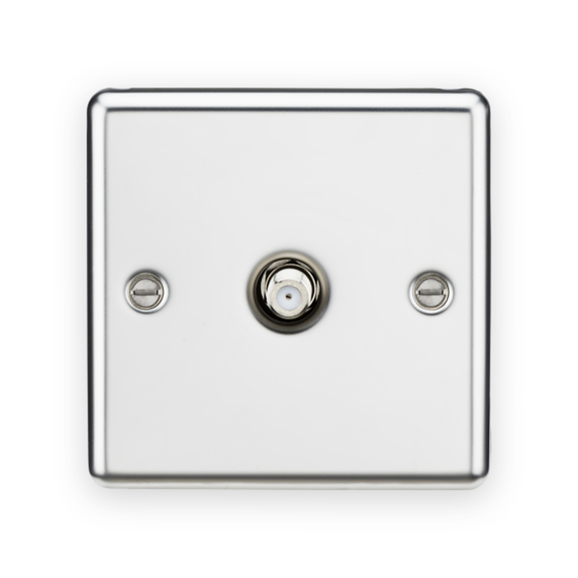 knightsbridge-sat-tv-outlet-polished-chrome-cl015pc Knightsbridge SAT TV Outlet - Polished Chrome