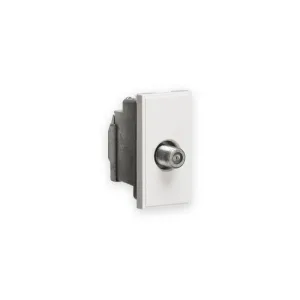 Knightsbridge Screened SAT TV Outlet Module 25 x 50mm - White