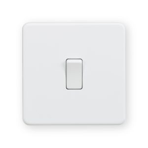 Knightsbridge 10AX 1G Intermediate Switch - Matt white - SF1200MW