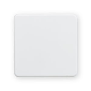 Knightsbridge 1G Blanking Plate - Matt White - SF8350MW