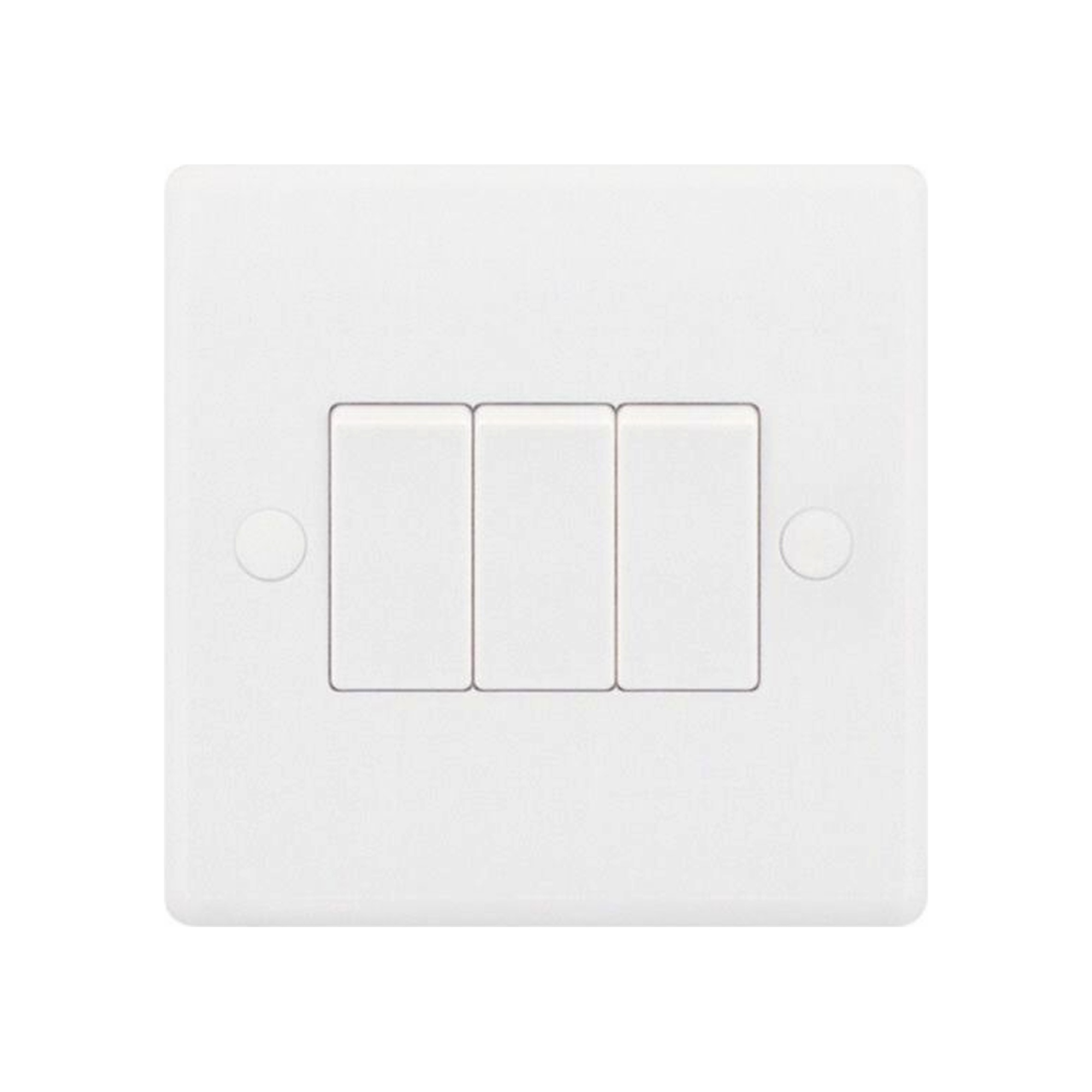 knightsbridge-smooth-white-3-gang-10ax-2-way-plate-light-switch-ssl503-gallery-01 Knightsbridge Smooth White 3 Gang 10AX 2 Way Plate Light Switch