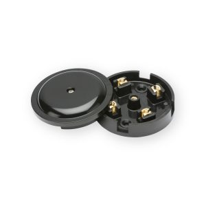 Knightsbridge 20A Junction Box 4-Terminal - Black (79mm) - SN8420B