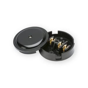 Knightsbridge 30A Junction Box 3-Terminal - Black (89mm) - SN8430B