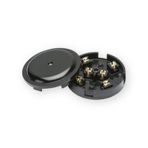 Knightsbridge 20A Junction Box 6-Terminal - Black (89mm) - SN8460B