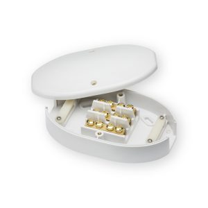 Knightsbridge 60A Junction Box 3-Terminal - White - SN8470
