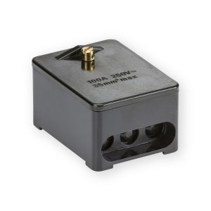 100A 1 x 5-Way (Single Pole) Service Connector Block - Brass Terminals - SNEB1