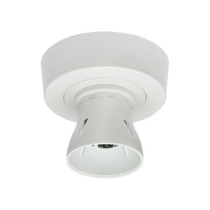 Knightsbridge T2 HO BC Batten Holder With Ceiling Rose Base 3-Plate